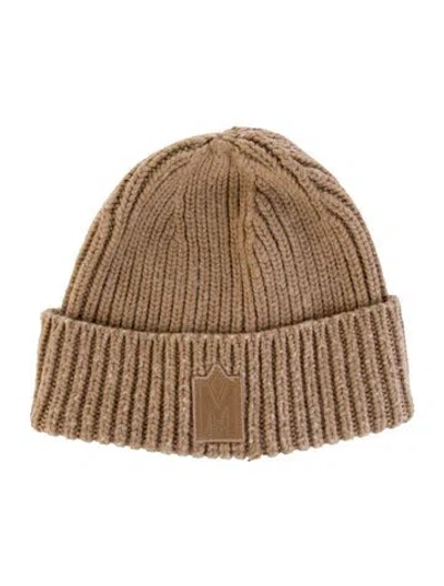 Pre-owned Mackage Knit Winter Beanie In Neutral