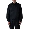 Mackage Krystian Double Face Jersey Hoodie In Black