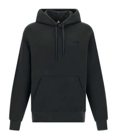 Mackage Krystian Kangaroo-pocket Hoodie In Black