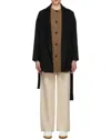 Mackage Lace Up A Short Coat In Black