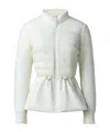 Mackage Priscilla 3-in-1 Hybrid Lightweight Jacket With Down Vest In White