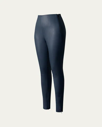 Mackage Lamb Leather Leggings In Multi