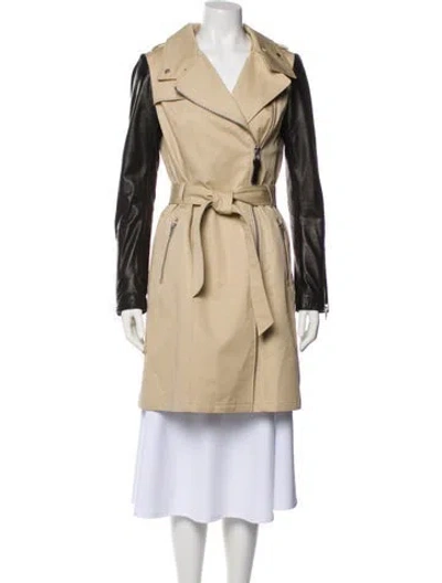 Pre-owned Mackage Lamb Leather Trench Coat