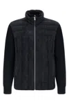 Mackage Blue Solid Wool Jacket In Blue