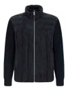 Mackage Blue Solid Wool Jacket In Blue