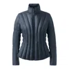 Mackage Lany Light-down Vertical Quilted Puffer Jacket In Black