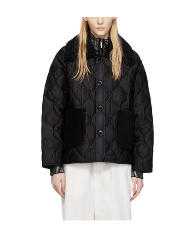 Mackage Lapel Long-sleeved Casual Jacket In Black