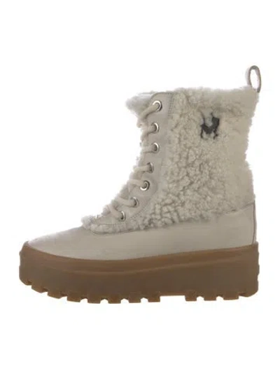 Pre-owned Mackage Leather Boots In Neutrals