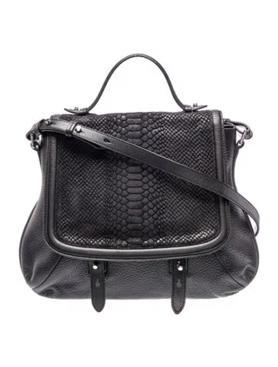 Pre-owned Mackage Leather Crossbody Bag In Black