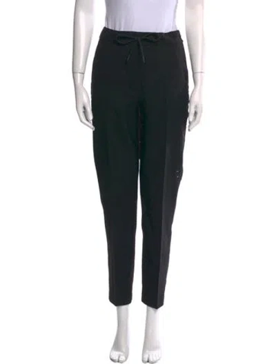 Pre-owned Mackage Leather Skinny Leg Pants In Black