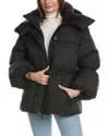 Mackage Black Leone Down Jacket In Black