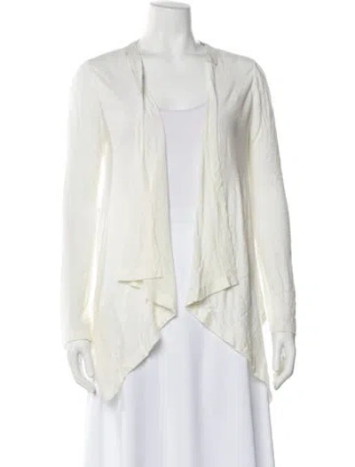 Pre-owned Mackage Linen V-neck Sweater In Neutral