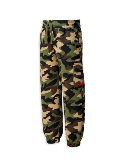 Mackage Little Boy's & Boy's Archer Camo Joggers In Green