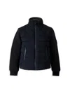Mackage Kid's Audel Quilted Down Jacket In Black