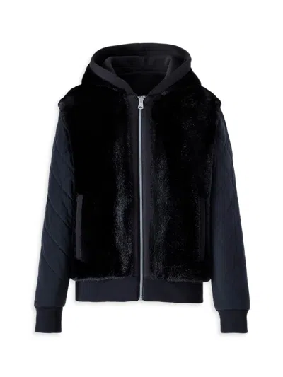 Mackage Little Kid's Mahala Faux Fur Hoodie In Black