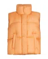 Mackage Logo Affixed To Vest In Orange