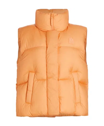 Mackage Logo Affixed To Vest In Orange