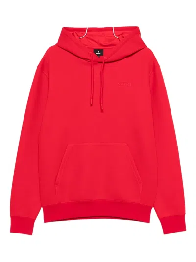 Mackage Logo-detail Hoodie In Red