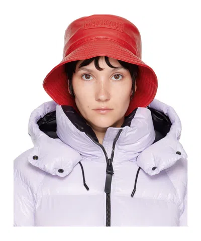 Mackage Logo Fisherman's Hat In Purple