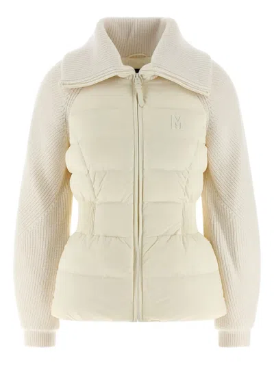MACKAGE LOGO PATCH BALLOON SLEEVE FOXY JACKET