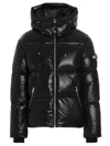 Mackage Logo Patch Down Jacket In Black