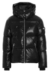Mackage Logo Patch Down Jacket In Black