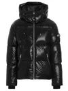 Mackage Kent Hooded Down Puffer Jacket In Blue