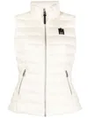 Mackage Logo-patch Puffer Gilet In Neutrals