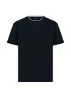 Mackage Logo-patch T-shirt In Blue