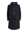 Mackage Long Shell Gage Parka In Navy