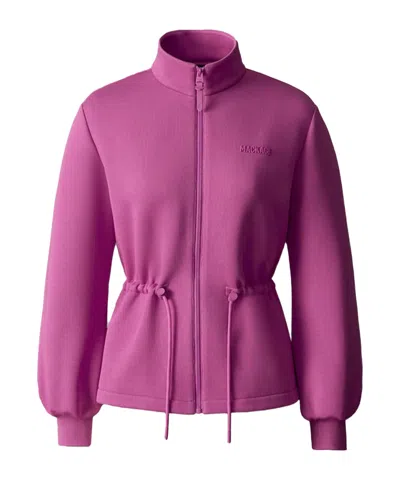 Mackage Long Sleeve Casual Jacket In Pink
