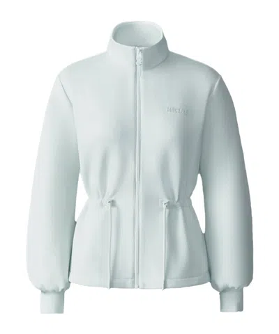Mackage Finola Double Face Jersey Jacket In White