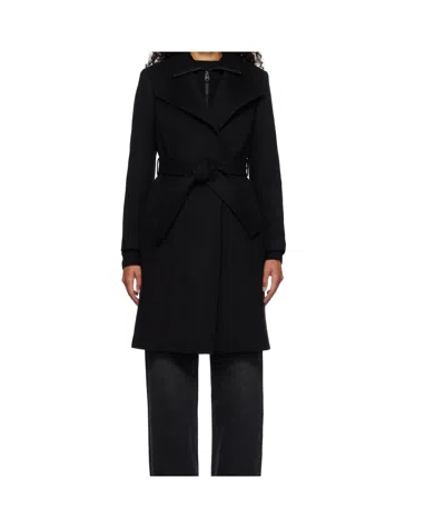 Mackage Long-sleeved Coat In Black