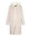 Mackage Hooded Duffel Coat In Nude