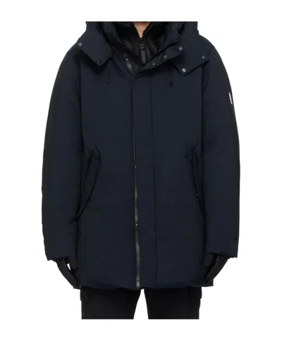 Mackage Long-sleeved Down Jacket In Black