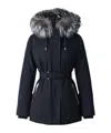 Mackage Long-sleeved Down Jacket In Blue