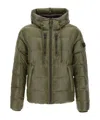 Mackage Long-sleeved Down Jacket In Green
