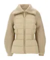Mackage Down-filled Hybrid Foxy Jacket In Nude