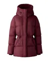 Mackage Long-sleeved Down Jacket In Red