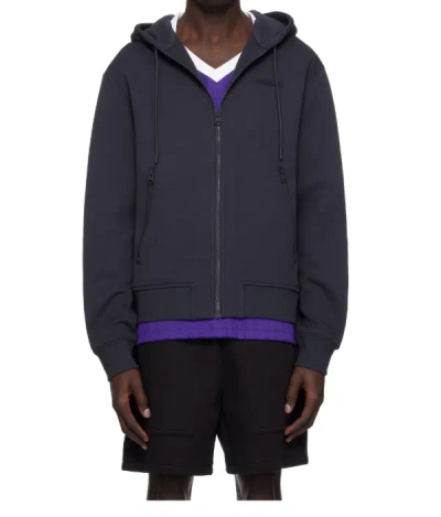 Mackage Long-sleeved Hooded Sweatshirt In Black