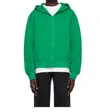 Mackage Long-sleeved Hooded Sweatshirt In Green