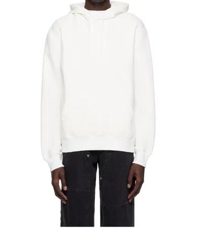 Mackage Long-sleeved Hooded Sweatshirt In White