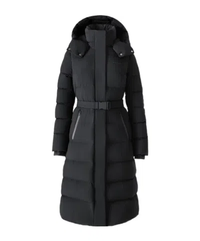 Mackage Long-sleeved Cotton-padded Jacket In Black