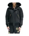 Mackage Long-sleeved Down Jacket In Black
