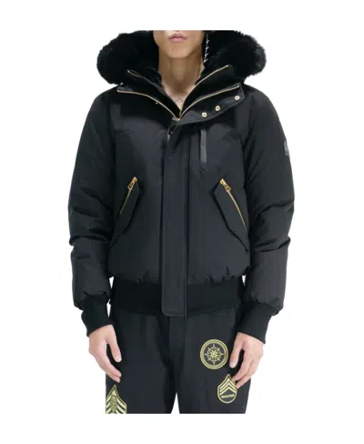 Mackage Long-sleeved Down Jacket In Black