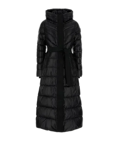 Mackage Long-sleeved Down Jacket In Black