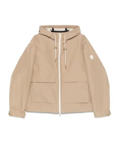 Mackage Long-sleeved Hooded Jacket In Brown