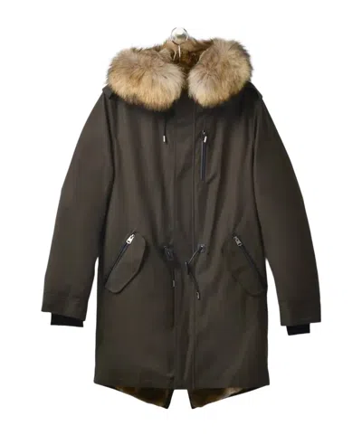 Mackage Long-sleeved Zip-up Parka In Multi