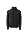 Mackage Haney City Water Resistant 800 Fill Down Hybrid Jacket In Black