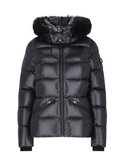 Pre-owned Mackage 'madalyn' Down Jacket Xs In Black